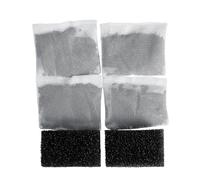 Finest-Filters Replacement Filter Media Set Compatible for NICREW Internal Filters - Carbon Bags & Black Bio-Foam Sponges - Eco-Friendly Refill Kit (3 (For Medium/ Magi380)