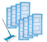 Finest-Filters Reusable Microfibre Mop Pads - Compatible with Flash Speedmop (8 Pack)