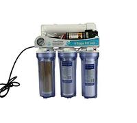 Finest-Filters Reverse Osmosis RO Unit with Booster Pump and DI Stage Pumped 50-100gpd (50gpd)