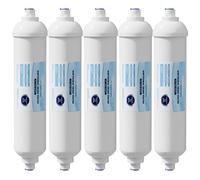 Finest-Filters T33 Style Inline Water Softening Filter Cartridge with 1/4" Push-fit Connections. Minimise limescale Build-up. Better Tasting and Smelling Water. Choose from 1,2,3 or 5 Packs. (5)