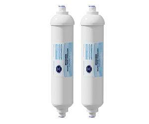 Finest-Filters T33 Style Inline Water Softening Filter Cartridge with 1/4" Push-fit Connections. Minimise limescale Build-up. Choose from 1,2,3 or 5 Packs. (2)