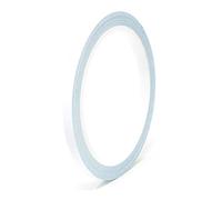 Finest Folia Decorative Adhesive Side Strips for Car, Motorcycle, Boat, Model Making, Choice of Colours, 10 Metres, White Gloss, 6 mm Width