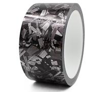 Finest Folia Forged Carbon Decorative Strips for Car Truck Motorcycle Boat Model Making DIY 8.5M Self-Adhesive Weatherproof (Black/Silver, Forged Carbon, 30mm)