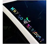 Finest Folia FS56 Why so Serious Joker Front Windscreen Sticker (Hologram, Outer Adhesive)
