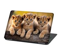Finest Folia Laptop Film Cover: Strange Adhesive Film, Notebook Sticker, Protective Cover, Self-Adhesive Vinyl Skin Sticker, 15 Inches, LP108 Baby Lion