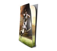 Finest Folia Protective Film Compatible with PS5 Disc Edition Design Cover | Sticker Football Accessories Film for Game Console Housing Sticker Case as Scratch Protection Sticker