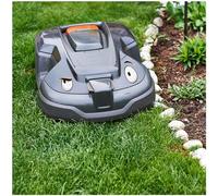 Finest Folia Sticker Face Eyes Sticker for Vacuum Cleaner Robot Robot Vacuum Cleaner Lawn Mower Wheelie Bin Decoration Self-Adhesive Weatherproof R202 (06 Skeptical)