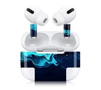 Finest Folia Sticker Set Compatible with Apple AirPod Pro Wireless Bluetooth Headphones and Charging Case Vinyl Film Skin Design Cover Perfect Fit R190 (Pro, 11 Marble Blue)