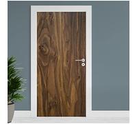 Finest Folia TF01 Door Film 90 x 200 cm, Wood, Vinyl, Animal, Aesthetic, Sports, Brown, Self-Adhesive, Matte, Door Sticker