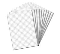 Finest Folia Transfer Film MT80P Transparent with Grid Lines Application Tape for Plotter PVC Film Transfer Film for Gluing Vinyl Sticker (10 x DIN A4)