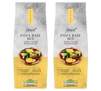 Finest Pizza Base Mix with Italian Sourdough, Just Add Water, Makes 2 Medium or 4 Small Pizzas, 500g, Pack Of 2