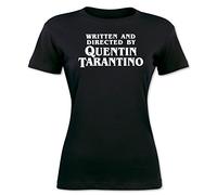 Finest Prints Written and Directed by Quentin Tarantino Women's T-Shirt Extra Large Black