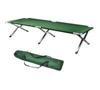 Finetree Heavy Duty Waterproof Outdoor Folding Camping Bed Portable Camp With Carry Bag - Green