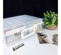 Finetree Jumbo Photo Storage Box Set - Photograph Organizer Craft Case, 16 6x4 Inner Photo Keeper Cases. Holds and Protects up to 1600 Photos Craft Case Organiser Picture Album