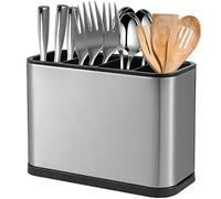 Finetree Kitchen Cutlery Holder Spoon Fork Storage Rack Organizer Utensils Chopstick Box Utensil Drainer Sink Caddy Compartment Box