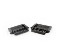 FineUsea Replacement Keyboard Legs Compatible with Razer - Black & White Plastic Tilt Feet Compatible with Huntsman, BlackWidow, Cynosa, Ornata, DeathStalker & More (Black and White) (Black)