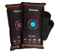 Fineway 1kg Car Dehumidifier Bag Reusable - 2-Pack Condensation & Moisture Absorbers with Anti-Slip Pads, Rechargeable Dehumidifier Bags for Cars Moisture Absorber Condensation Absorbers