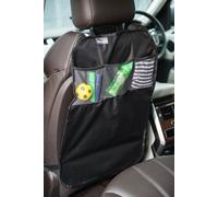 Fineway 2-Piece Kick Mat Car Seat Protector Cover - 3 Mesh Pockets For Toy Storage And Organisation