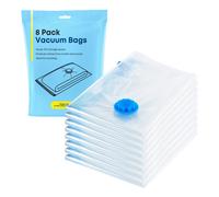 Fineway 8 Pack Vacuum Bags - Blue
