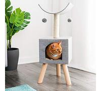 FiNeWaY 83cm Cat Tree Scratcher Scratching Kitten Climb Post Sisal Tunnel Hammock House Box Toy Activity Centre