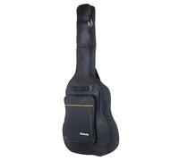 FiNeWaY Durable Black Padded Full Size 42 Inch Guitar Bag Carry Case - Protective Waterproof Cover for Acoustic Classical and Electric Guitars