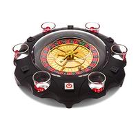 FiNeWaY Electric Drinking Roulette Turntable Party Set Spin Shot STAG Hen Game 6 Glass Games Adult Casino Fun Bar Christmas Xmas New Year
