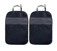 FiNeWaY® Set of 2 Kick Mat Car Seat Protector Cover 3 Mesh Pockets Toy Storage Organiser Kids (2PCS KICK MATS)