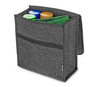 FINEWAY Tall Velcro Car Boot Organiser - (29x15x30cm) in Dark Grey | Size: Medium FINEWAY Dark Grey M