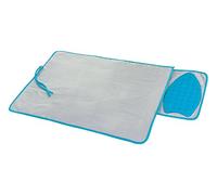 FiNeWaY Travel Iron Express Mat With Built In Silicone Iron Rest Pad Home - Special Heat Resistant Surface -Thick Foam Padding - Iron Your Clothes Anywhere - Foldable Travel Size - Size: 82cm X 48cm