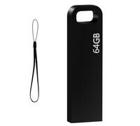 Finewish 64 GB USB 3.0 Metal USB Flash Drive, Waterproof, Dust Proof, Temperature Pro, 80 MB/s Read/Write Speed, Slim Design for PC/Computer/Laptop