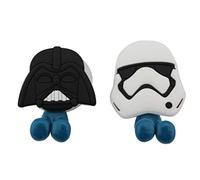 Finex 2 pcs Set Star Stormtrooper Head Toothbrush Holders with Suction Cup for Wall in Bathroom at Home Darth Vador
