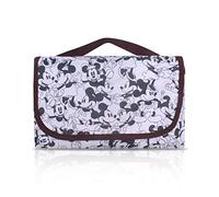 Finex Mickey Minnie Picnic Blanket Mat for Camping Hiking Outdoor Concert Travel Large Foldable Portable Reusable Black & White