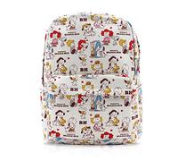 Finex Snoopy White Canvas Casual Daypack with 15 in Laptop Storage Compartment