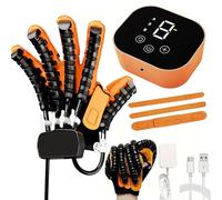 Finger and Hand Function Rehabilitation Trainer Robotic Rehab Gloves, Rehabilitation Robot Gloves for Stroke and Hemiplegia Hand Therapy Device, Treatment Spasticity Stiffness A Right Hand XXL