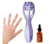 Finger and Hand Massage Masseur | Massage Set | Double Row Massage for Hands and Fingers | Portable Sensory Reducer Device for Home Hand Care | Massage Roller for