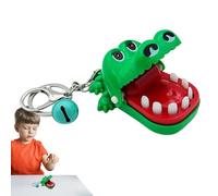 Finger Biting Crocodile Keyring - Funny Animal Bite Toy for Kids | Interactive Gag Keychain with ABS Build for Pranks, Portable Fun for Boys, Girls, Children Play, and Classroom Play