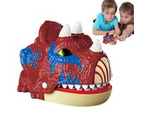 Finger Biting Toys Funny Pressing Teeth Dinosaur Bite Finger Trick Prank | Dentist Game Toys Novelty Hand-Eye Coordination Skill Practice for Family Fun Interaction, Kids Adu