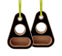 Finger Board Rock Climbing - Wood Workout Equipment, Advanced Grip Developer, Non Slip Solid Platformm | Ergonomic Essentiall Tool For Men Adults Athletes Beginners Busy Professionals Trainers Players