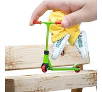 Finger Boards Set - Skateboard and Scooter Ramp Set, Accessories | Interactive Toys with Shoes, Trousers and Alloy Tools, Motion Set D