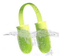 Finger Brush for Dogs, Dog Toothbrush Finger - Reusable Silicone Toothbrush, 360 Degree Soft Toothbrush for Pets