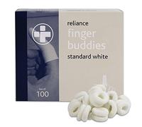 Finger Buddies REL691 Standard Bandage Box, White (Pack of 100)