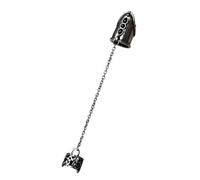 Finger Chain Jewelry Adjustable Open Fit Oxidized Dark Silver Tone Alloy Accessory for Gothic Festival Biker Daily Looks Photo Dressing Double Finger Chain Jewelry Linked Accessory Punk Statement Open