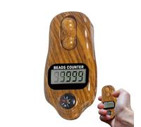 Finger Clicker,Adjustable Digital Beads Timer | Electrical Digital Counting Device for Stress Relief Yoga Meditation Outdoors Sports Women Men Prayer