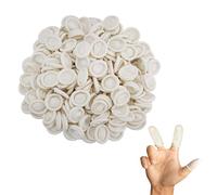 Finger Cots,300 Pcs Latex Anti-Static Finger Covers Rubber Protect Protector Fingertips Condom Keeping Dressing Dry and Clean