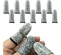 Finger Cots Cut Resistant Protection, 10 Pieces Reusable Finger Thumb for Work,Kitchen,Garden,Sculpture