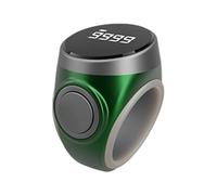 Finger Counter, 4 Digit Clicker Ring for Easy Tally Tracking, Large Digital Display with Clear Numbers, Portable Counting Aid for Prayer Meditation Relaxation Exercise Training Active Fingers Daily Ac