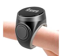 Finger Counter, 4 Digit Clicker Ring for Easy Tally Tracking, Large Digital Display with Clear Numbers, Portable Counting Aid for Prayer Meditation Relaxation Exercise Training Active Fingers Daily Ac