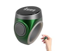 Finger Counter - 4 Digit Clicker Ring | Large Digital Display Counting Tool | Portable Prayer And Meditation Aid, Relaxation FingeRr Counters, Stress Relief, Mindfulness Toosl, Active Fingers Tracker,