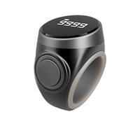 Finger Counter - 4 Digit Clicker Ring, Large Digital Display, Portable Design | Prayer Counting Aid For Meditation Relaxation Active Fingers Mindfulness Stress Relief Tool