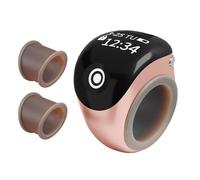 Finger Counter - Accurate and Stable Real Time Counting Gadget Digital Counter Wrist Through Device | Math Class Exercise Storage Management Accessories, Se référer au descriptif, ABS+Silicone, No